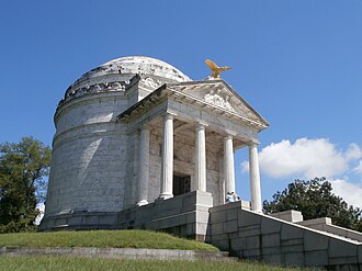 The Illinois Memorial inside Vicksburg National Military Park, Mississippi