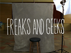 Official Freaks and Geeks title card / poster art for the NBC series, sourced from Wikipedia