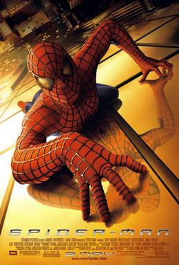 Official 2002 theatrical poster for Spider-Man, directed by Sam Raimi, sourced from Wikipedia